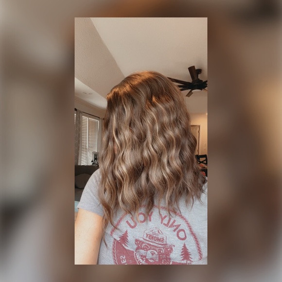 Brown wavy wig - Picture 7 of 9